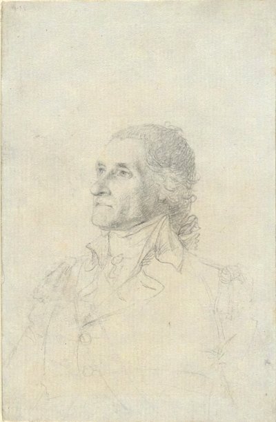 (Hombre no identificado, ¿posiblemente Washington?) de John Trumbull