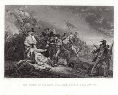 Batalla de Bunker Hill de John Trumbull