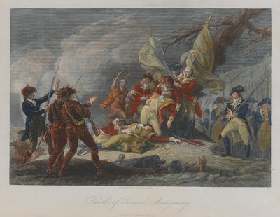 Muerte del General Montgomery, 1775 de John Trumbull