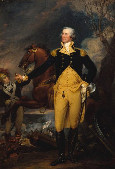 George Washington antes de la Batalla de Trenton de John Trumbull