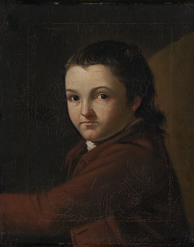 Jabez Huntington, Jr. (Sobrino del artista) (1767-1848), B.A. 1784 de John Trumbull