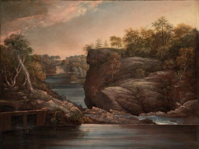 Norwich Falls (o las cataratas del Yantic en Norwich) de John Trumbull