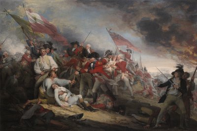 La batalla de Bunker Hill el 17 de junio de 1775 de John Trumbull