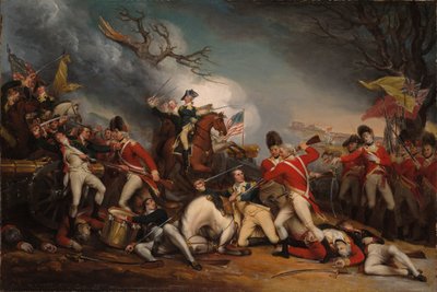 La muerte del general Mercer en la batalla de Princeton, 3 de enero de 1777 de John Trumbull