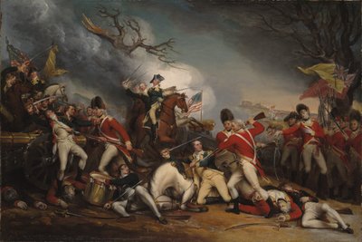 La muerte del general Mercer en la batalla de Princeton, 3 de enero de 1777 de John Trumbull