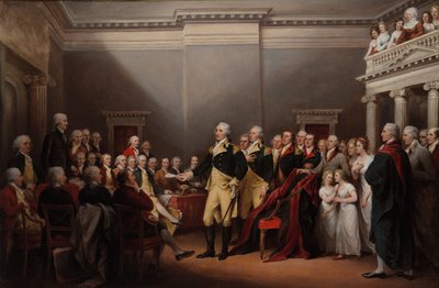 La renuncia del general Washington, 23 de diciembre de 1783 de John Trumbull
