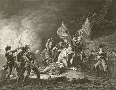 La muerte del General Montgomery de John Trumbull