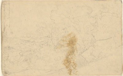 Sin título, del folio: Vistas cerca de Bath de John Trumbull