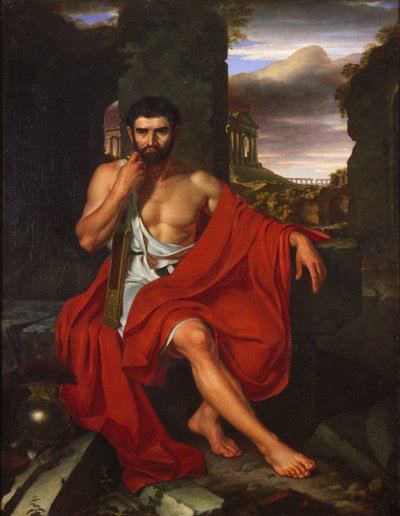 Cayo Mario Entre las Ruinas de Cartago, 1807 de John Vanderlyn