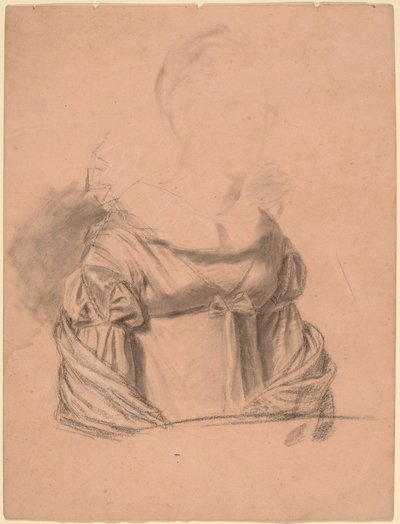 Estudio del Vestido de una Mujer de John Vanderlyn