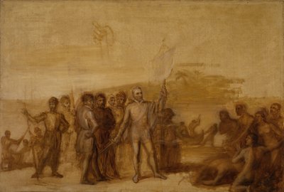 El desembarco de Colón de John Vanderlyn