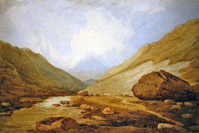 Vista en el Paso de Llanberis de John Varley