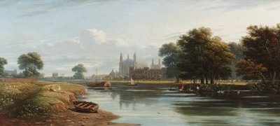 Eton desde el Támesis de John Varley