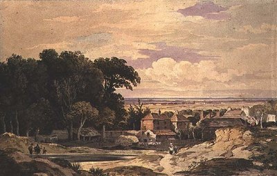 Frognal, Hampstead, c.1825 de John Varley