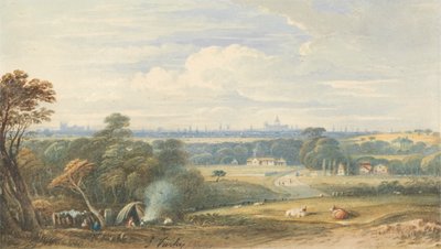 Londres desde el suroeste de John Varley