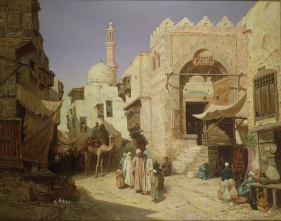 Calle en El Cairo de John Varley