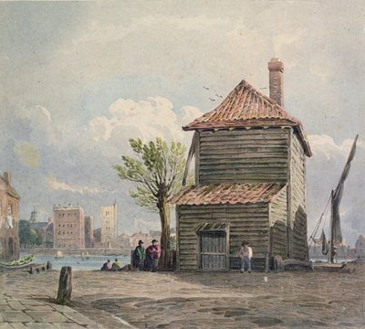 El transbordador de caballos, Millbank de John Varley