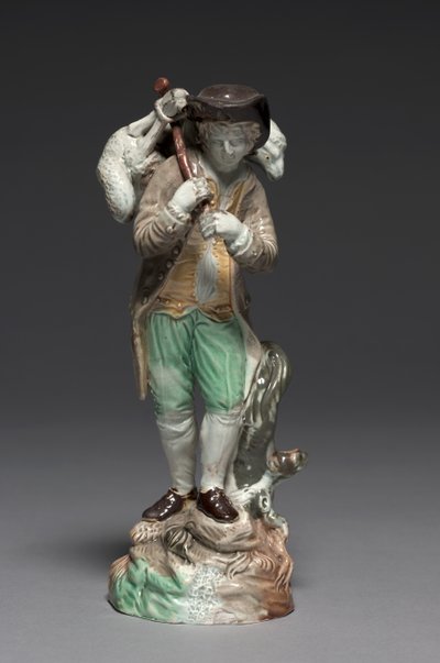 La oveja perdida, hecho por la Fábrica de Staffordshire, c.1770 de John Voyez
