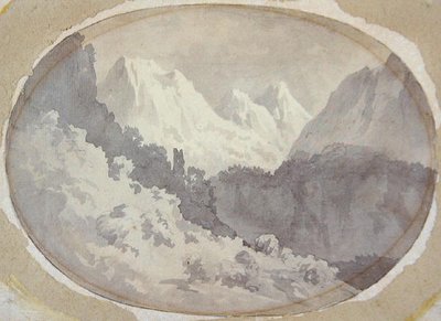Escena alpina de John Warwick Smith