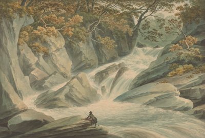 Hafod: Parte superior de la cascada de John Warwick Smith