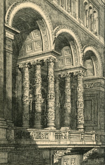 Receso central en el cuadrángulo principal, c1860s, 1881 de John Watkins