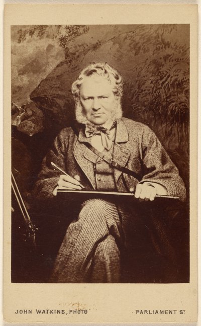 Sir E[dwin Henry] Landseer [pintor inglés de animales, 1802 - 1873]. de John Watkins