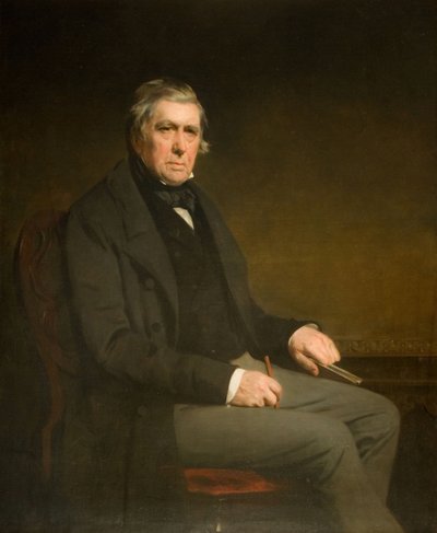 Retrato de David Cox de John Watson Gordon