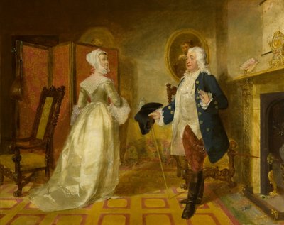 El Laird de Cockpen y la Señora Jean de John Watson Gordon