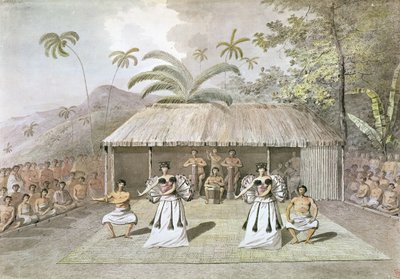 Danza en Tahití de John Webber