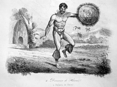 Bailarina hawaiana de John Webber
