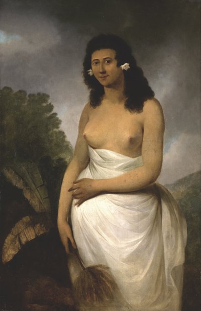 Retrato de Poedooa, hija de Orea, Rey de Ulaitea, Islas de la Sociedad, ca. 1783 de John Webber