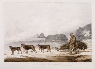 La Narta, o trineo para cargas en Kamtschatka, de 