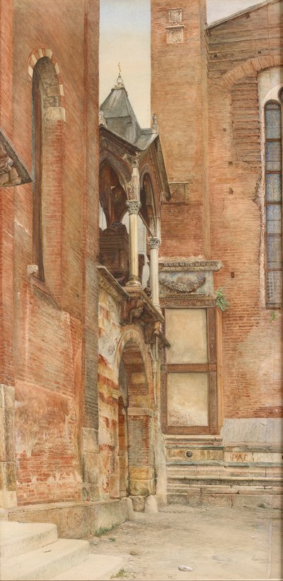 La tumba de Castelbarco, Verona, mayo - agosto 1869 de John Wharlton Bunney