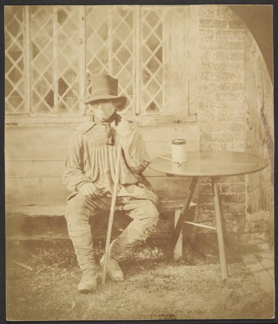 [Hombre sentado a la mesa] de John Whistler