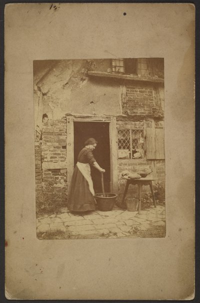 [Mujer en la puerta] de John Whistler