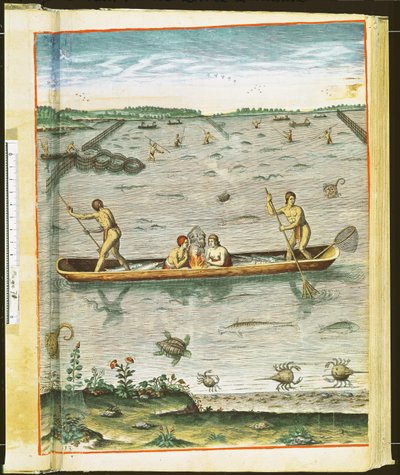Cómo los indios atrapan sus peces, de 