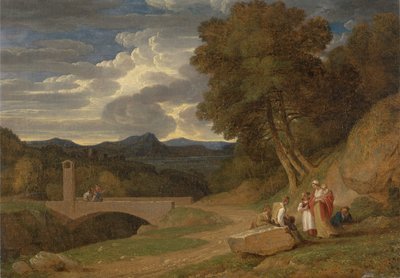 Un paisaje a la italiana de John White Abbott