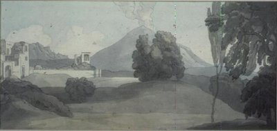 Vesubio, Nápoles de John White Abbott