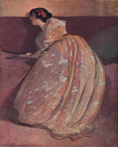 El diván, c1900 de John White Alexander
