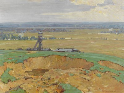Lievin desde Vimy Ridge, 1914-19 de John William Beatty