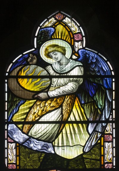 Ángel Sosteniendo el Sol de John William Brown