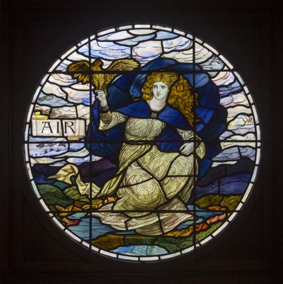 Biddulph Grange, James Powell & Sons, John William Brown (1842-1928), Aire, 1903, Art Nouveau de John William Brown