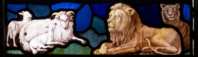 Corderos y Leones, Te Deum, Ventana Este de John William Brown