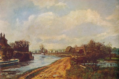 El canal en Rickmansworth, 1908 1935 de John William Buxton Knight