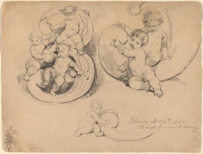 Estudios de billetes de John William Casilear