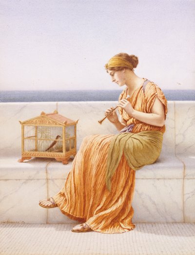 Una canción sin palabras, 1919 de John William Godward