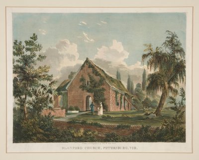 Iglesia de Blandford, Petersburgo, Virginia. de John William Hill
