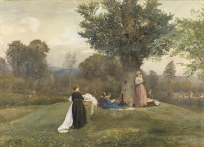 Día de lavandería, West Somerset de John William North