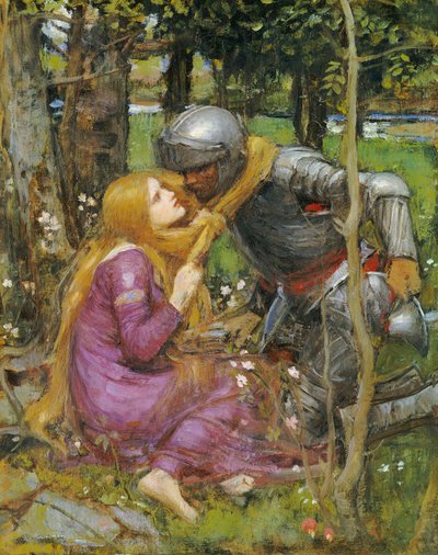 Un estudio para "La Belle Dame sans Merci", c.1893 de John William Waterhouse