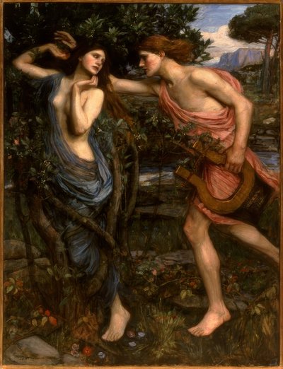 Apolo y Dafne de John William Waterhouse